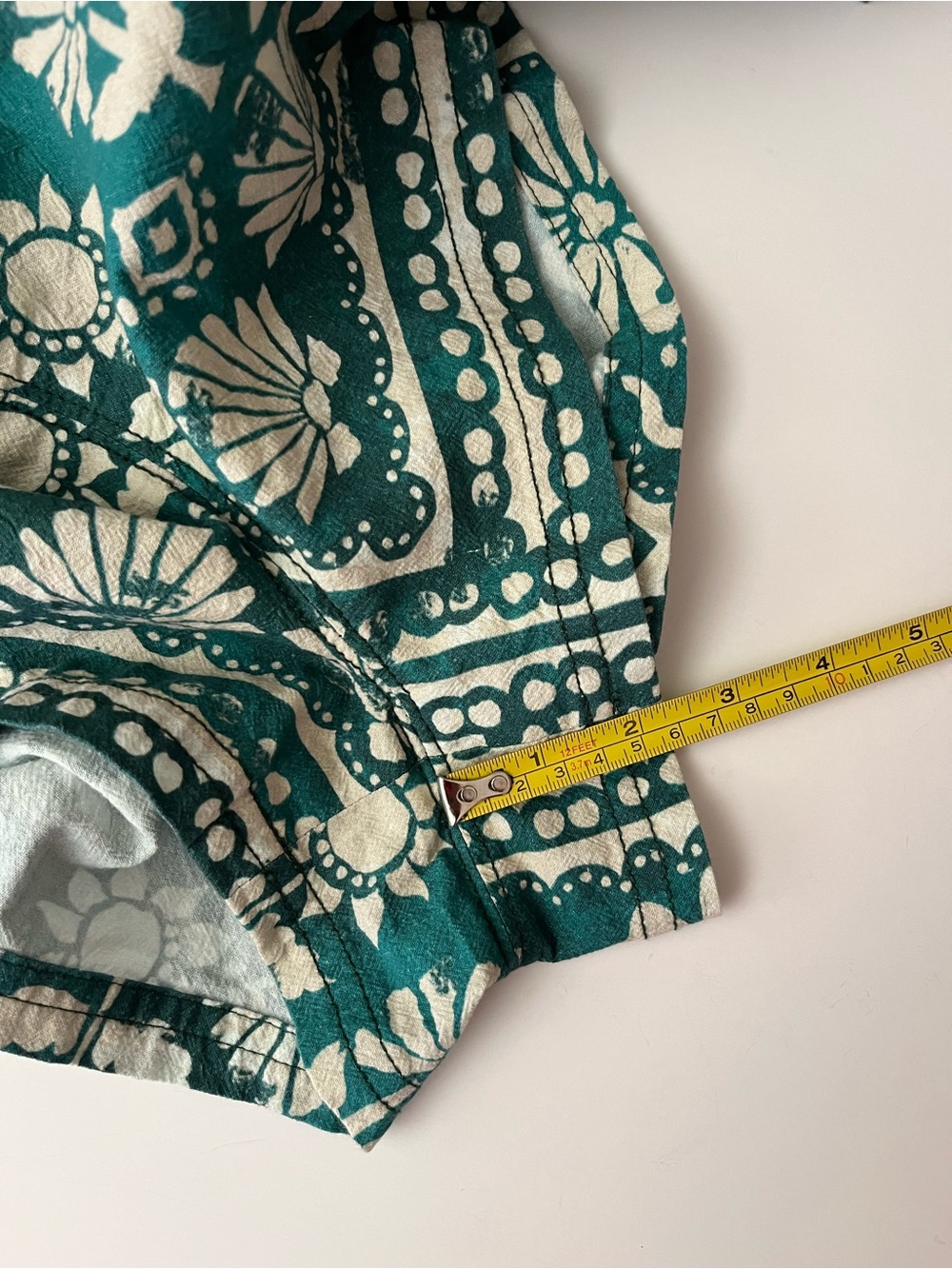 Free People | Tropical Floral Shortalls in Red and Green - Picture 12 of 12